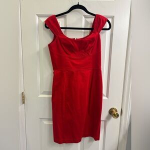 Maggy London | Elegant vibrant red Sleeveless Dress